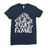 together we make a family 2 Ladies Fitted T-Shirt