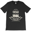 premium vintage 1986 classic perfectly aged limited edition T-Shirt