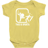this is sparta funny  film Baby Onesie