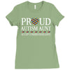 proud autism aunt Ladies Fitted T-Shirt