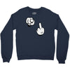 mickey fuck you rouge Crewneck Sweatshirt