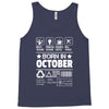 Born In October Tank Top