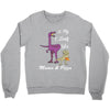 mama &amp; pizza dinasour. Crewneck Sweatshirt