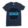 I've Been Called A Lot Of Names But Pop Pop Is My Favorite Ladies Fitted T-Shirt