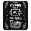Premium Vintage Made In 1962 Mousepad