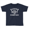 legends are born in february t shirt Toddler T-shirt