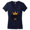 The Best Dad Women's V-Neck T-Shirt