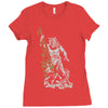 zeus gott griechenland olymp herrscherblitz jupiter mythologie Ladies Fitted T-Shirt