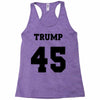 Trump 45 jersey number Racerback Tank