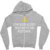 low beer alert Zipper Hoodie