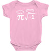 be rational get real nerdy geek pi nerd Baby Bodysuit
