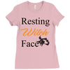 resting witch face   fall t shirt   funny halloween Ladies Fitted T-Shirt