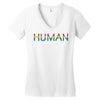 human Women's V-Neck T-Shirt