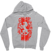 lion crest Zipper Hoodie