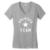 americas team Women's V-Neck T-Shirt