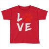 love dog paw Toddler T-shirt