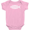 darwin fish   nonsense Baby Onesie