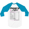 March Girl Facts Aries 3/4 Sleeve Shirt