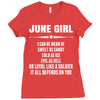 Super June Girl Ladies Fitted T-Shirt
