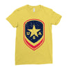 land of the free shield Ladies Fitted T-Shirt