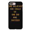 she believed iPhone 8 Plus