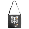 pregnant skeleton baby costume halloween maternity ninja ladies Adjustable Strap Totes