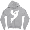 fun ghost Zipper Hoodie