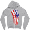 july 4th flag Zipper Hoodie