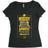 nobody exists on purpose Women's Triblend Scoop T-shirt