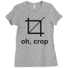 oh crop Ladies Fitted T-Shirt