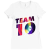 team 10 Ladies Fitted T-Shirt