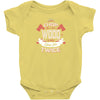 chop your own wood it will warm you twice Baby Bodysuit