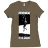 gravity is a myth Ladies Fitted T-Shirt