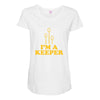 i'm a keeper Maternity Scoop Neck T-shirt
