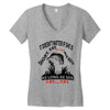 it doesn t matter if she is short fat and has a big mouth as long as s Women's V-Neck T-Shirt