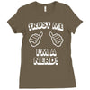 trust me i'm a nerd Ladies Fitted T-Shirt