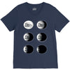 the phases of the moon of laika dog V-Neck Tee