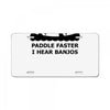 funny t shirt cool t shirt funny shirt geeky tshirt canoe nerd t shirt License Plate