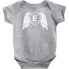 letter e with wings Baby Onesie