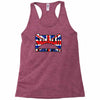 skinhead union jack, ideal birthday gift or present Racerback Tank
