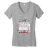 Life After Death Touch My Granddaughter And Find Out Women's V-Neck T-Shirt