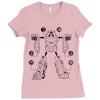 assemble megazord Ladies Fitted T-Shirt