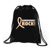 Survivor Rock Drawstring Bags