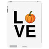 love pumpkin iPad 3 and 4 Case