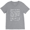 ron swanson's will riddle map parks and recreation V-Neck Tee