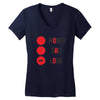 money bad love Women's V-Neck T-Shirt