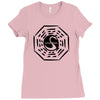 dharma lost serie tv film cinema Ladies Fitted T-Shirt