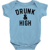 Drunk And High Baby Bodysuit