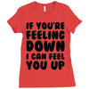 new rude birthday present Ladies Fitted T-Shirt