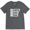 v6 swim bike run V-Neck Tee